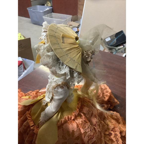 Vintage 40s-50s -Handmade Doll Gone With The Wind Style 11” - Picture 9 of 14